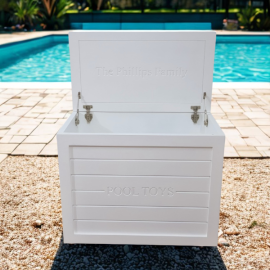 Personalised Pool Storage Boxes